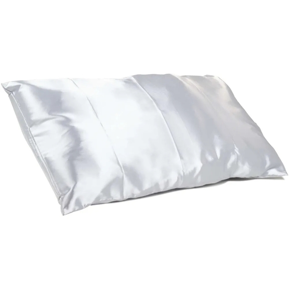 Free with $40 purchase | Quo Satin Pillowcase  Silver Brand New - Picture 2 of 3
